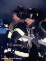 February 
26, 2001; Bronx Box 2231 at Jackson Avenue and East 149 Street. Firefighters Torres 
(nozzle) and Cullen (back-up) knock down remaining fire.