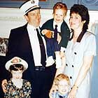 Lieutenant Glenn Wilkinson and family